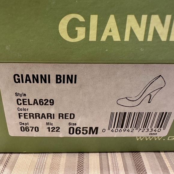 Gianni Bini Round Toe Pumps - Sparkle Red - Picture 2 of 2